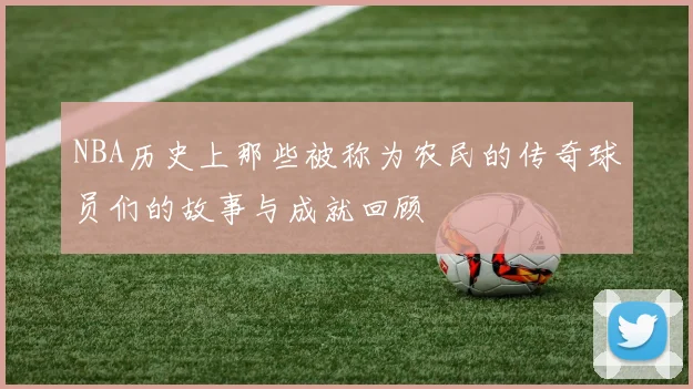 NBA历史上那些被称为农民的传奇球员们的故事与成就回顾